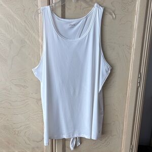 ZELOS Women's Classic White Tank Top